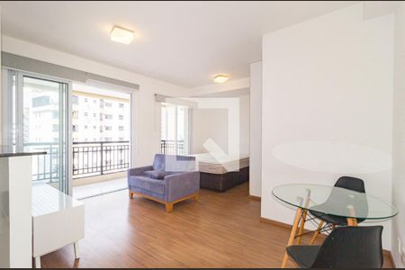 Sala de apartamento à venda com 1 quarto, 40m² em Vila Regente Feijó, São Paulo