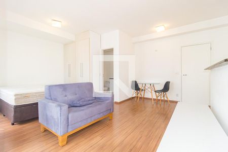 Sala de apartamento à venda com 1 quarto, 40m² em Vila Regente Feijó, São Paulo