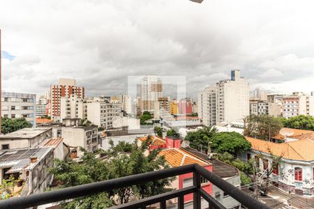 Vista da Sala de apartamento para alugar com 2 quartos, 34m² em Santa Cecília, São Paulo