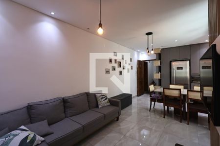 Sala de apartamento à venda com 2 quartos, 64m² em Campestre, Santo André