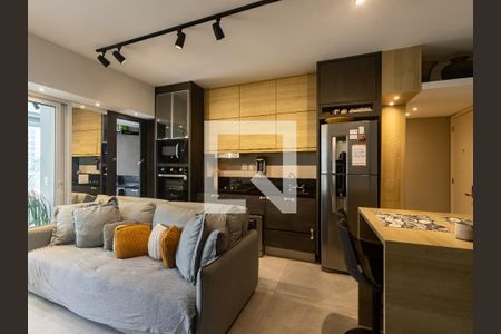 Sala de apartamento à venda com 2 quartos, 81m² em Moema, São Paulo