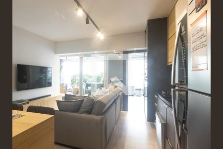 Sala de apartamento à venda com 2 quartos, 81m² em Moema, São Paulo