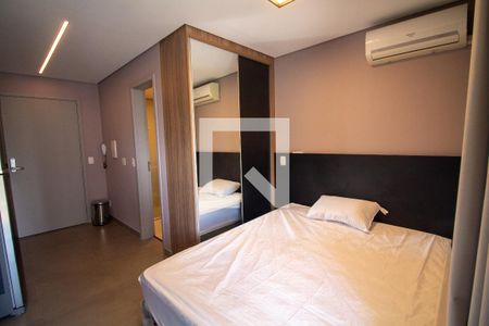 Sala / Quarto - Studio de kitnet/studio para alugar com 1 quarto, 29m² em Vila Cordeiro, São Paulo