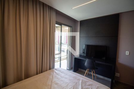 Sala / Quarto - Studio de kitnet/studio para alugar com 1 quarto, 29m² em Vila Cordeiro, São Paulo