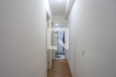 Corredor  de apartamento à venda com 2 quartos, 43m² em Campanário, Diadema