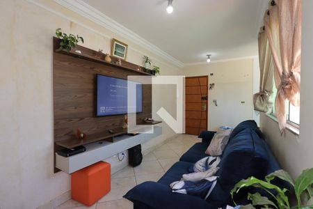 Sala de apartamento à venda com 2 quartos, 70m² em Parque Erasmo Assunção, Santo André