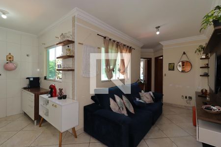 Sala de apartamento à venda com 2 quartos, 70m² em Parque Erasmo Assunção, Santo André