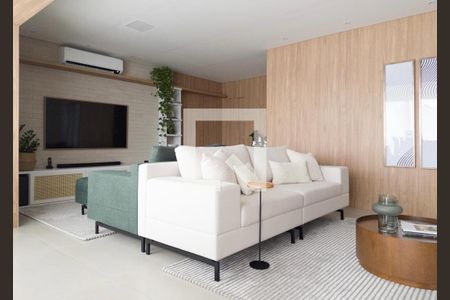 Sala de Estar de apartamento para alugar com 3 quartos, 154m² em Jardim Caravelas, São Paulo