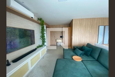 Sala de TV de apartamento para alugar com 3 quartos, 154m² em Jardim Caravelas, São Paulo