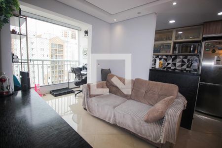 Sala de apartamento à venda com 2 quartos, 58m² em Jardim Henriqueta, Taboão da Serra