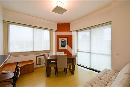 Sala Ambientes de apartamento para alugar com 1 quarto, 50m² em Funcionários, Belo Horizonte