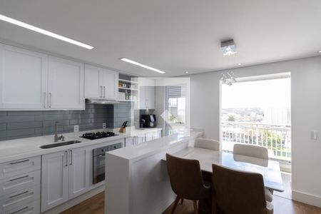 Sala/Cozinha/Área de Serviço  de apartamento à venda com 2 quartos, 46m² em Vila Carmosina, São Paulo