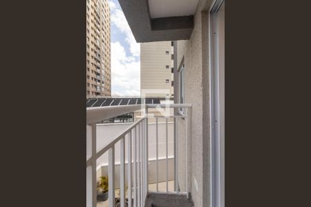 Varanda da Sala/Cozinha de apartamento para alugar com 1 quarto, 34m² em Capão Raso, Curitiba