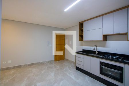 Sala/Cozinha de apartamento para alugar com 2 quartos, 62m² em Vila Humaita, Santo André