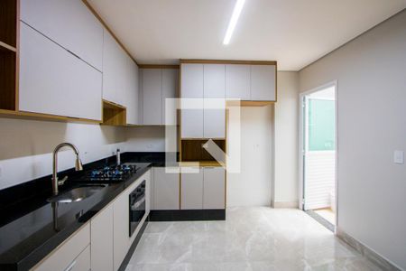 Sala/Cozinha de apartamento para alugar com 2 quartos, 62m² em Vila Humaita, Santo André