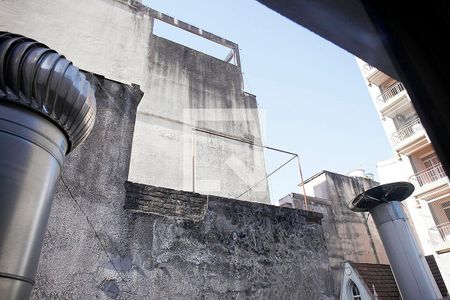 Studio - Sala / Quarto Vista de kitnet/studio para alugar com 1 quarto, 27m² em Centro Histórico, Porto Alegre