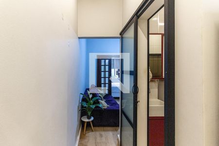 Corredor do Studio de apartamento para alugar com 1 quarto, 36m² em Campos Elíseos, São Paulo