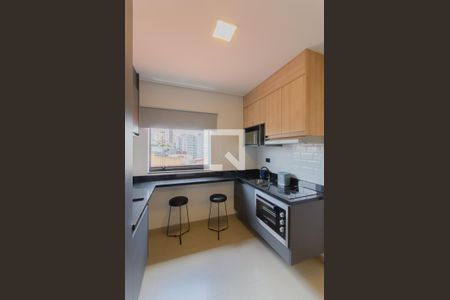 Cozinha e Área de Serviço de apartamento para alugar com 1 quarto, 32m² em Vila Monumento, São Paulo