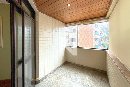 Varanda da Sala de apartamento à venda com 4 quartos, 155m² em São Pedro, Belo Horizonte