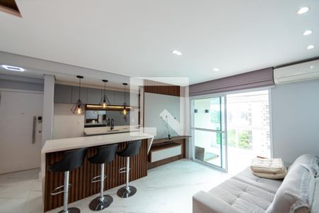 Sala_cozinha - Conjugada de apartamento para alugar com 2 quartos, 70m² em Alphaville, Barueri