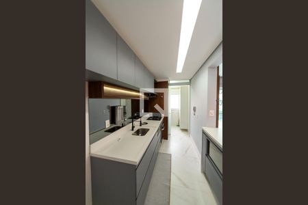Sala_cozinha - Conjugada de apartamento para alugar com 2 quartos, 70m² em Alphaville, Barueri
