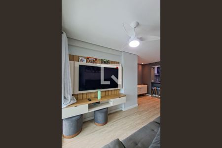 Sala de apartamento para alugar com 2 quartos, 74m² em Canto do Forte, Praia Grande