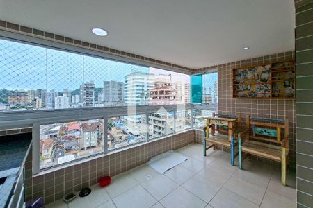 Sacada  de apartamento para alugar com 2 quartos, 74m² em Canto do Forte, Praia Grande
