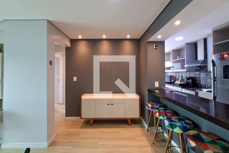 Sala de apartamento para alugar com 2 quartos, 74m² em Canto do Forte, Praia Grande