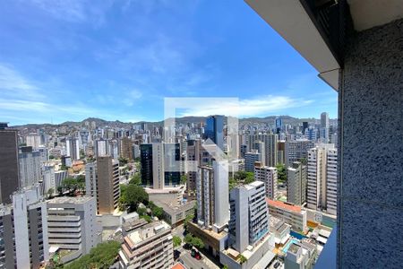 Vista da Sala de apartamento à venda com 3 quartos, 116m² em Funcionários, Belo Horizonte