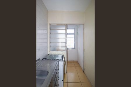 Cozinha de apartamento para alugar com 1 quarto, 42m² em Vila Nova, Porto Alegre