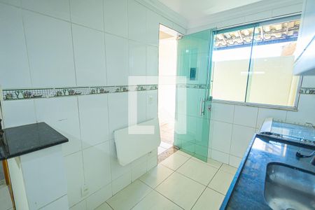 cozinha de casa à venda com 2 quartos, 70m² em Jardim Leblon, Belo Horizonte