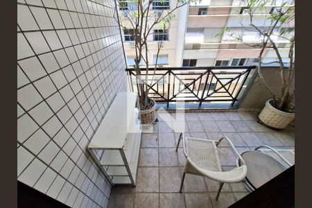 Varanda  de apartamento à venda com 1 quarto, 56m² em Flamengo, Rio de Janeiro