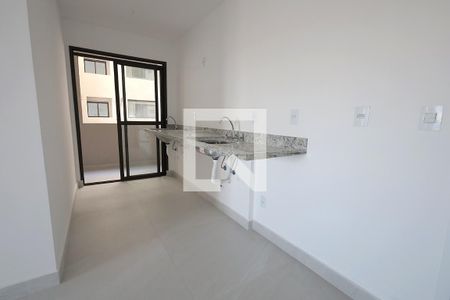 Cozinha e Área de Serviço de apartamento à venda com 2 quartos, 56m² em Parque das Nações, Santo André