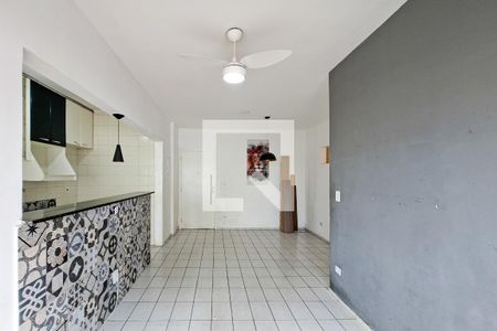 Sala de apartamento para alugar com 2 quartos, 60m² em Canto do Forte, Praia Grande