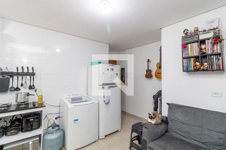 Sala/Cozinha de apartamento à venda com 1 quarto, 38m² em Vila Mazzei, São Paulo