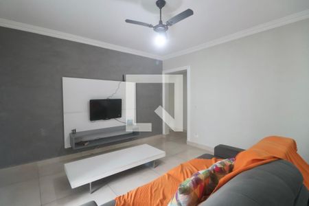 Sala de apartamento para alugar com 3 quartos, 134m² em V Guaruja, Guarujá