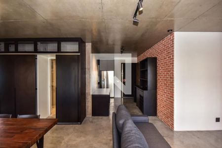 Sala de apartamento à venda com 1 quarto, 70m² em Panamby, São Paulo