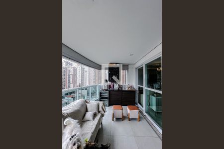 Varanda da Sala de apartamento para alugar com 3 quartos, 180m² em Água Rasa, São Paulo