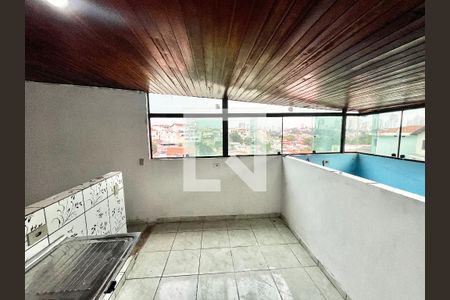 Cozinha de casa para alugar com 1 quarto, 70m² em Jardim Paraíso, São Paulo
