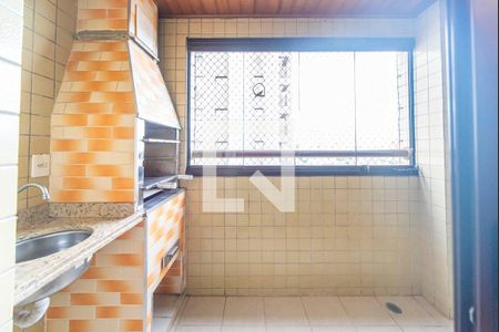 Varanda Gourmet de apartamento à venda com 3 quartos, 94m² em Campestre, Santo André