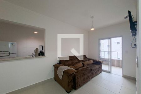 Sala de apartamento para alugar com 2 quartos, 75m² em Jardim Real, Praia Grande
