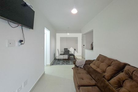 Sala de apartamento para alugar com 2 quartos, 75m² em Jardim Real, Praia Grande