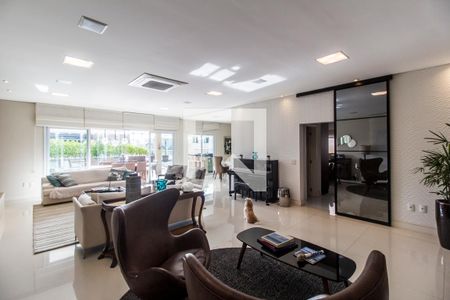 Sala  de casa de condomínio à venda com 4 quartos, 485m² em Tamboré, Santana de Parnaíba