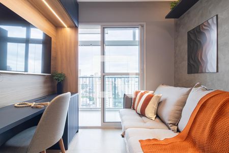 Sala de apartamento para alugar com 1 quarto, 30m² em Vila Olímpia, São Paulo