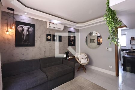 Sala de apartamento para alugar com 3 quartos, 110m² em Jardim Santo Antônio, Santo André