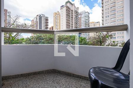 Sala/Cozinha - Varanda de apartamento à venda com 1 quarto, 50m² em Paraíso, São Paulo