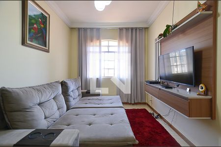 Sala de estar de apartamento à venda com 3 quartos, 90m² em Cidade Nova, Belo Horizonte