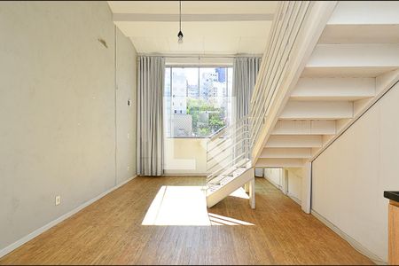 Sala Ambientes de apartamento para alugar com 1 quarto, 45m² em Carmo, Belo Horizonte