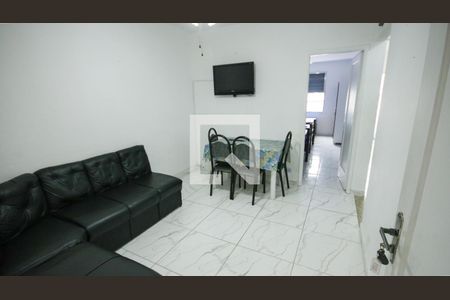 Sala de apartamento para alugar com 1 quarto, 35m² em Cidade Ocian, Praia Grande