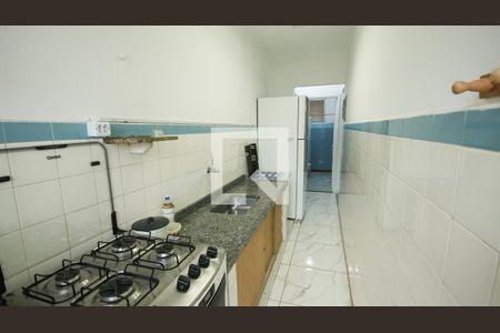 Cozinha de apartamento para alugar com 1 quarto, 35m² em Cidade Ocian, Praia Grande